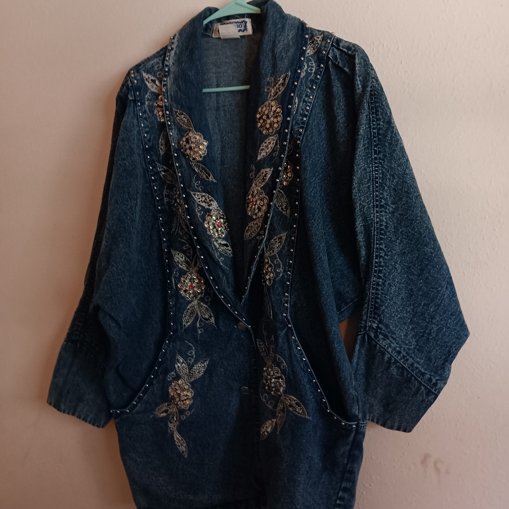 KOKOMO Vintage denim coat.